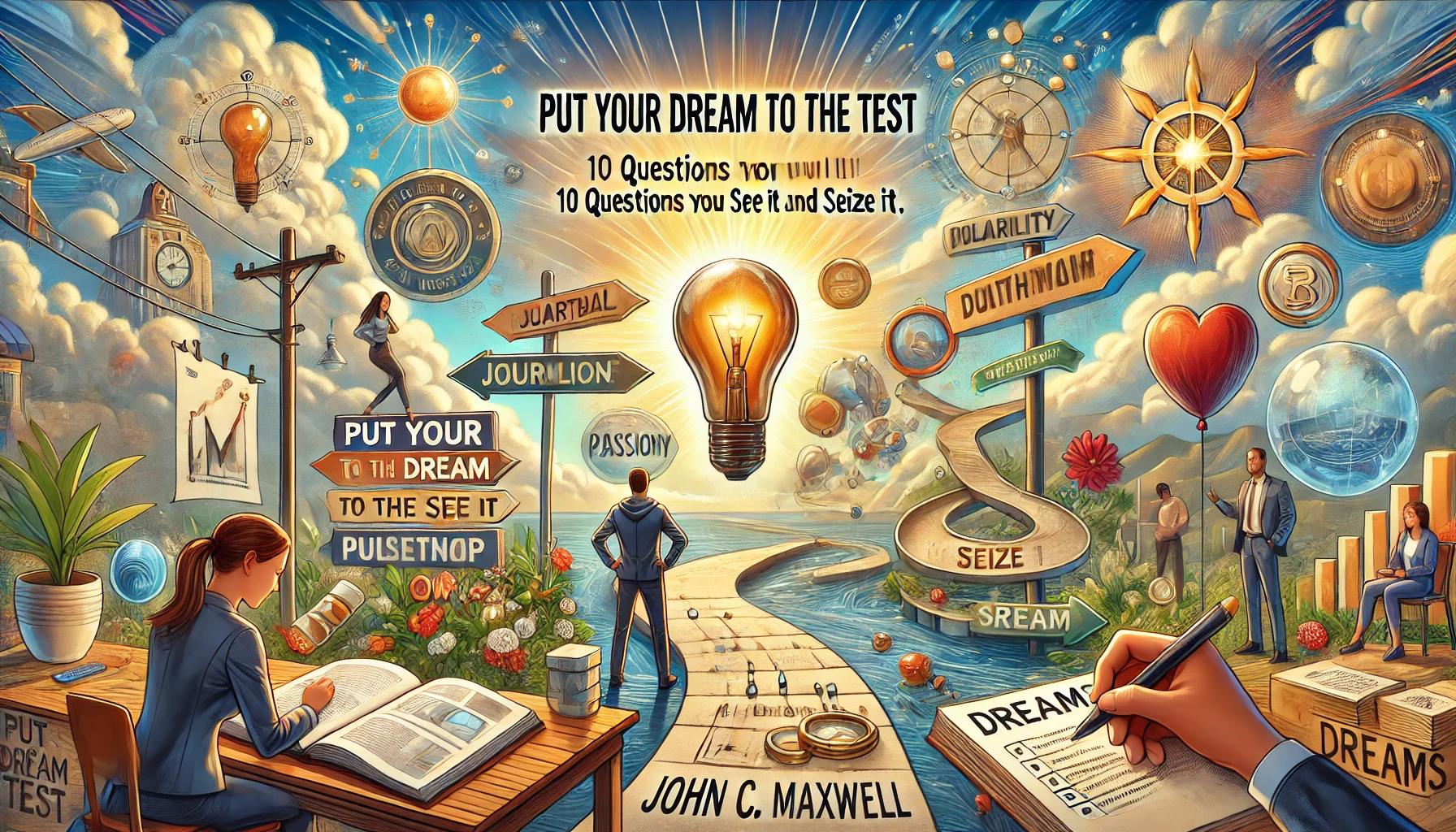 “Put Your Dream to the Test: 10 Questions That Will Help You See It and Seize It” by John C. Maxwell Review